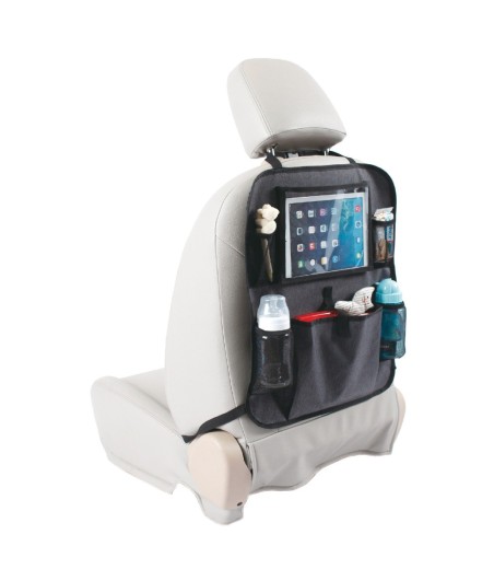 Organiseur Voiture Tinéo Pour Siège Bébé - 6 Poches Dont Tablette - 53x43 Cm