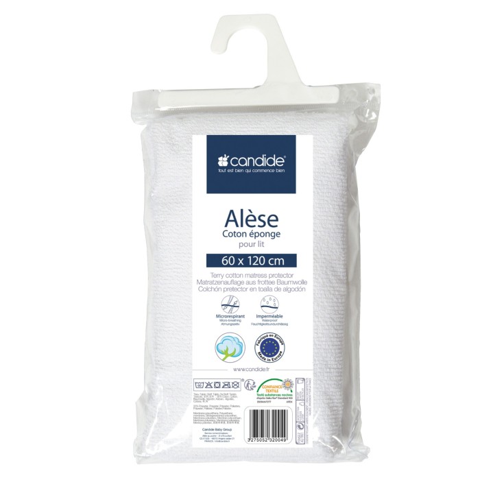 Mattress protector 120 x 60 top