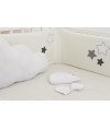 Bonnet & moufles naissance étoiles