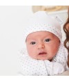 Bonnet & moufles naissance étoiles
