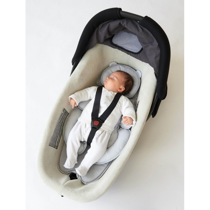 Cocon de voyage réducteur universel bébé gris