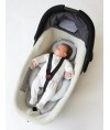 Cocon de voyage réducteur universel bébé gris