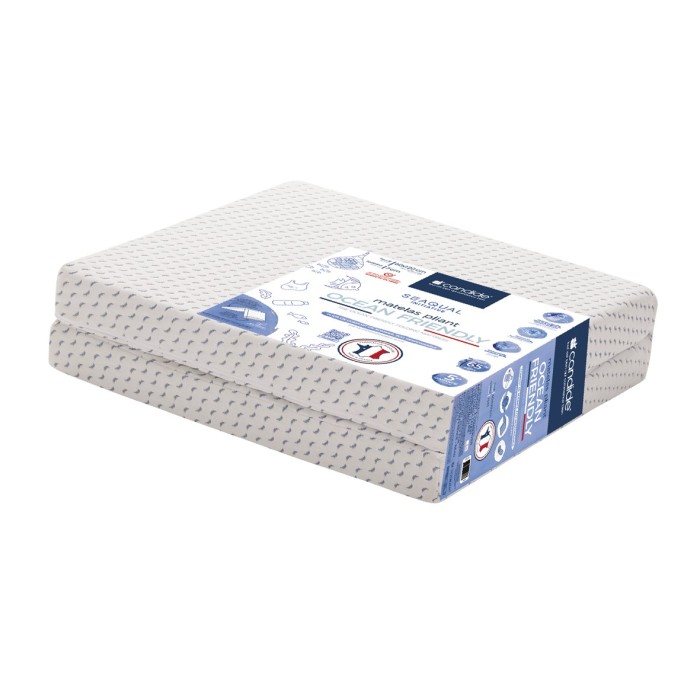 Ocean Friendly Folding Mattress, Removeable Cover 60 x 120 cm