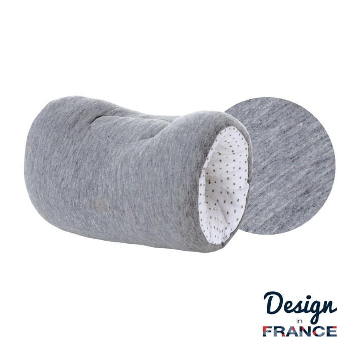 Brassard d'allaitement jersey gris chiné/étoiles