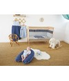 Multirelax Jersey matelassé bleu