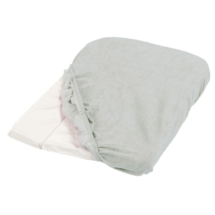 Set of 2 Changing Mat Covers Light Grey