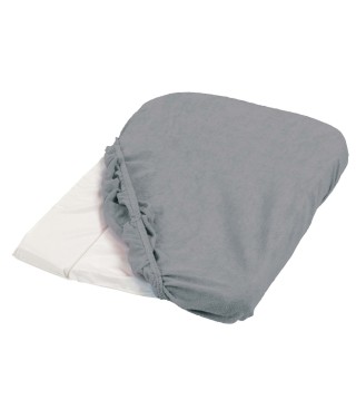 Set of 2 Changing Mat Covers Dark Grey