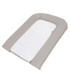 PVC changing mat 45x71 cm Grey + 2 White terry towels with press studs