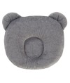 P'tit Panda Pillow 21x19cm Dark Grey