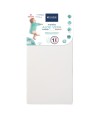Aloe vera mattress with removable cover for bed 60x120cm