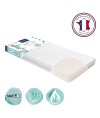 Aloe vera mattress with removable cover for bed 60x120cm