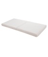 Matelas bébé pliant 2 parties 60x120cm Fibres déhoussable