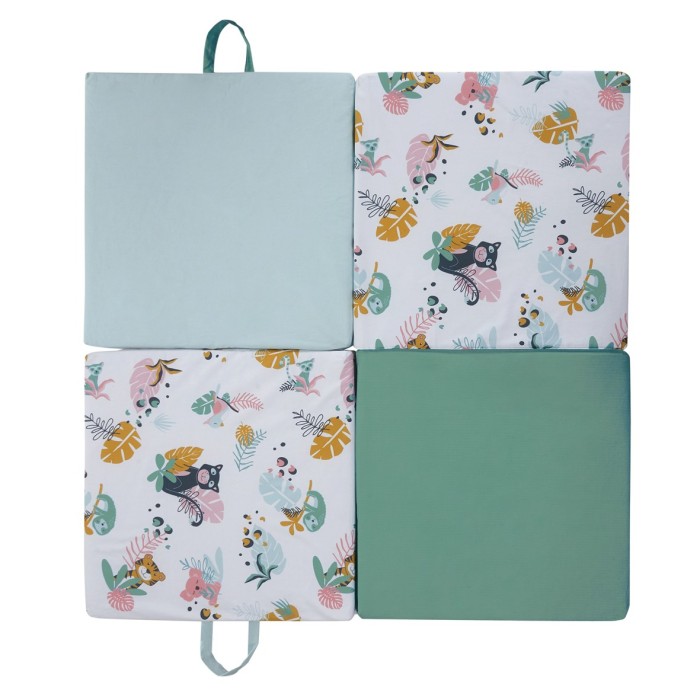 Early Learning Play Mat Jungle Buddies Motif with PVC
