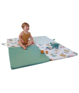 Early Learning Play Mat Jungle Buddies Motif with PVC