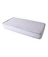 Tinéo Materasso Thermo Confort 60x120x10 Cm In Poliuretano Con Fibra Coolmax®, Prodotto In Francia