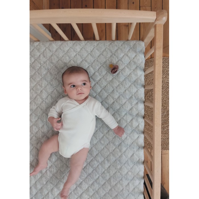 Matelas bébé résilience déhoussable 60x120cm