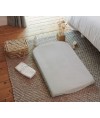 Housse de matelas à langer éponge 50x75cm gris clair