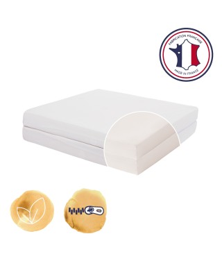 Matelas bébé pliant 2 parties 60x120cm Essentiel