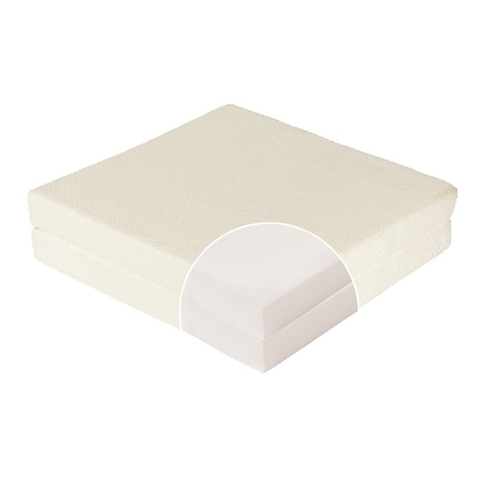 Zen folding mattress with removable cover for bed 60x120cm