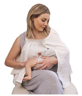 White Nursing Cover