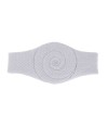Mini bouillotte de massage losange gris