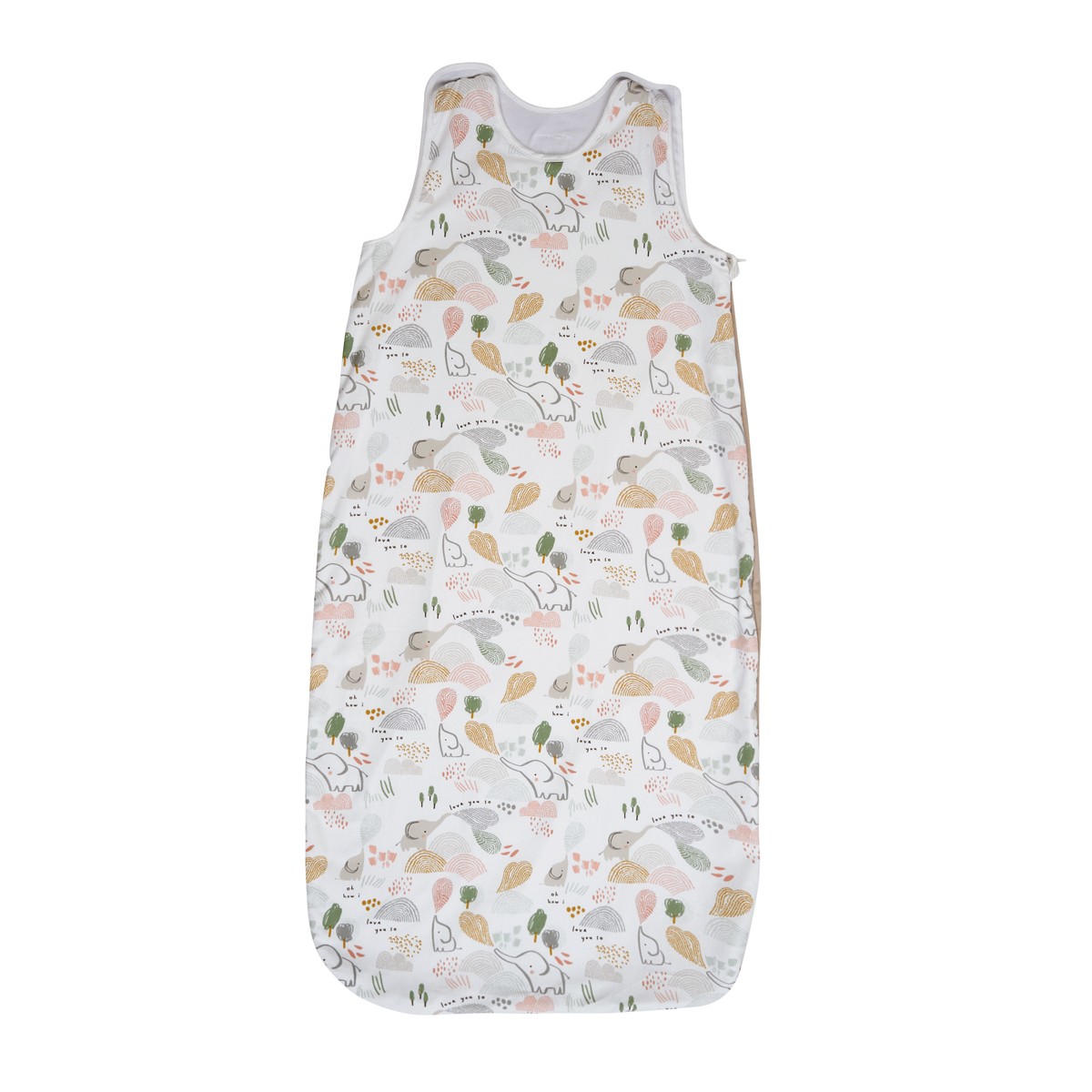 Summer Adjustable Sleeping Bag, Savannah pattern, 9-36 months