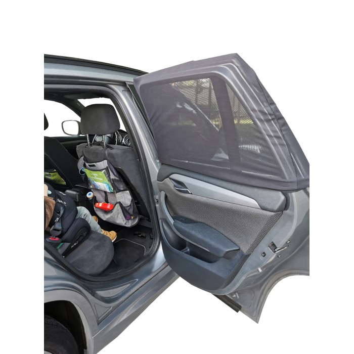 Back Seat Window Sunshade - Set of 2 "Sock" Cover Shades