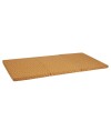 3 parts Foldable Mattress, Golden Caramel/Flowers,  60x120cm