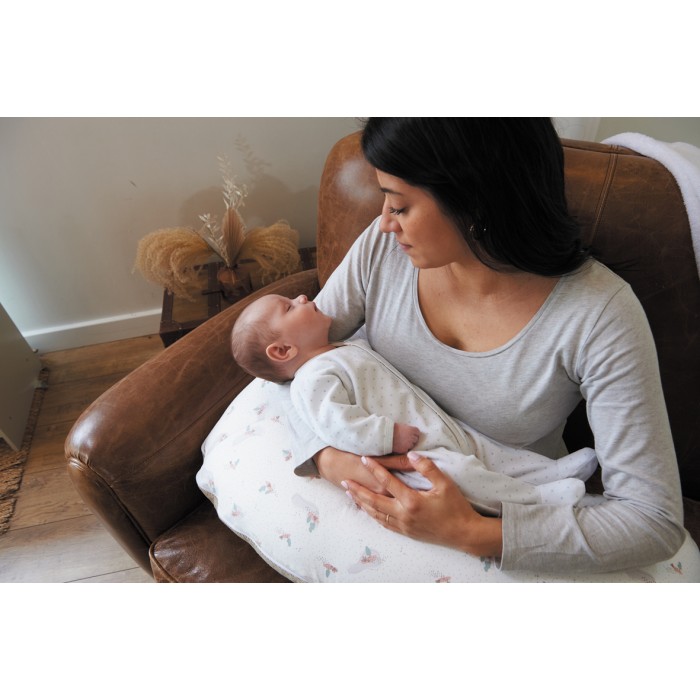 Maternity and Breastfeeding Pillow - Multirelax - Brown hazelnut