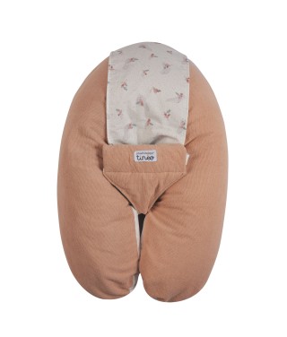 Coussin d'allaitement et de grossesse 3en1 Multirelax éponge Rose
