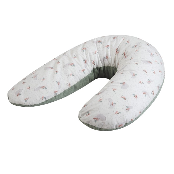 Sage green terry maternity and nursing pillow