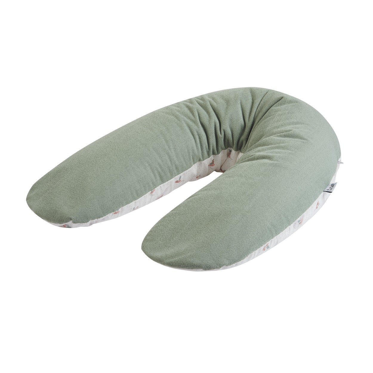 Coussin De Grossesse et Allaitement Multifonctions Multirelax Éponge TINEO - Déhoussable - Fabriqué en France - 78x44cm Gris