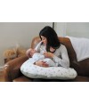 Sage green terry maternity and nursing pillow