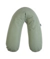 Sage green terry maternity and nursing pillow