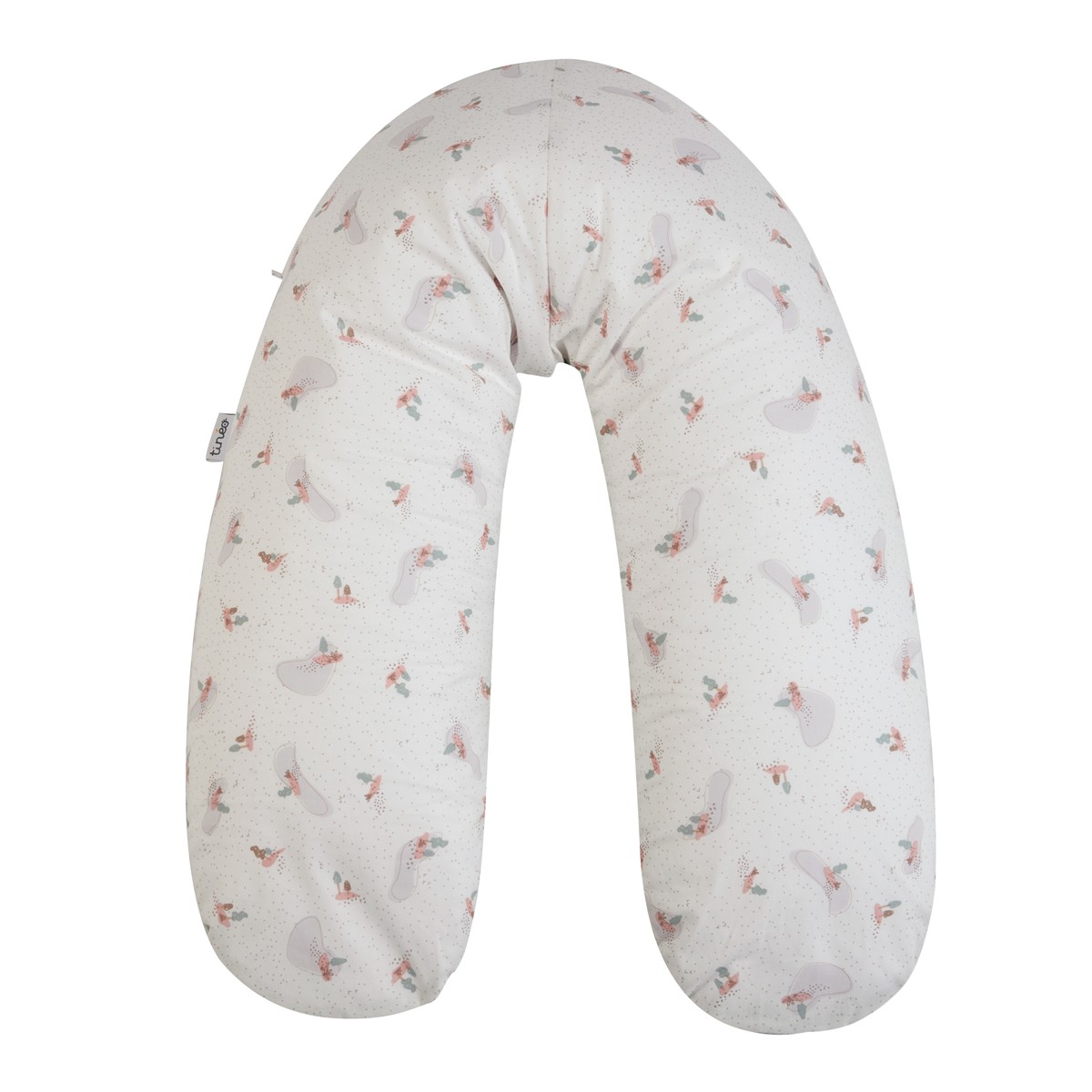 Sage green terry maternity and nursing pillow