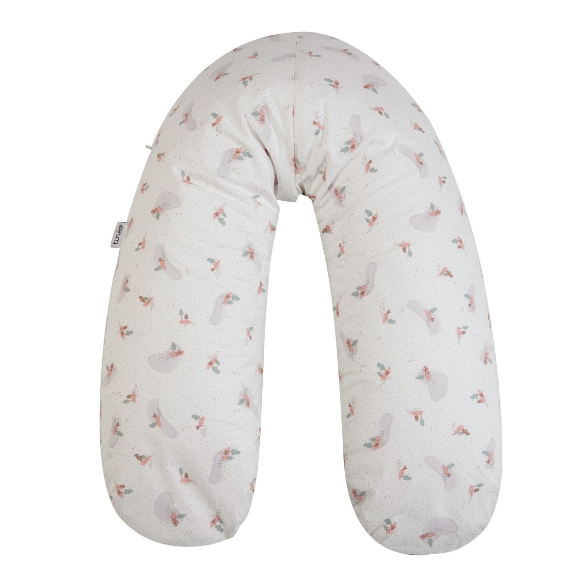 Maternity and nursing cushion hazelnut