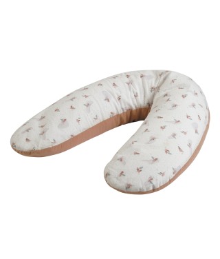 Pink maternity and nursing pillow