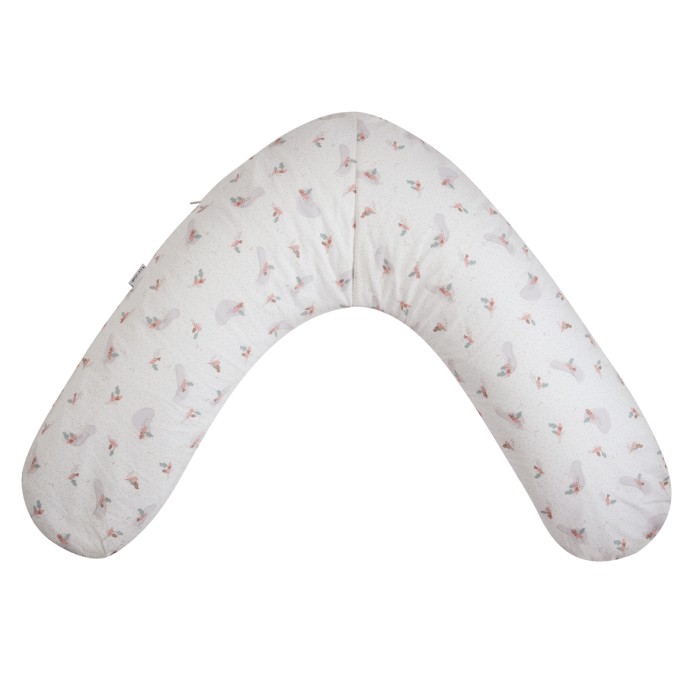 Pink maternity and nursing pillow