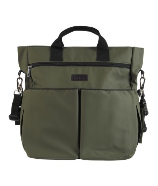 Green diaper bag