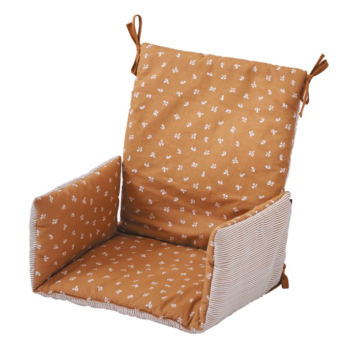 Reversible Highchair cushion in cotton