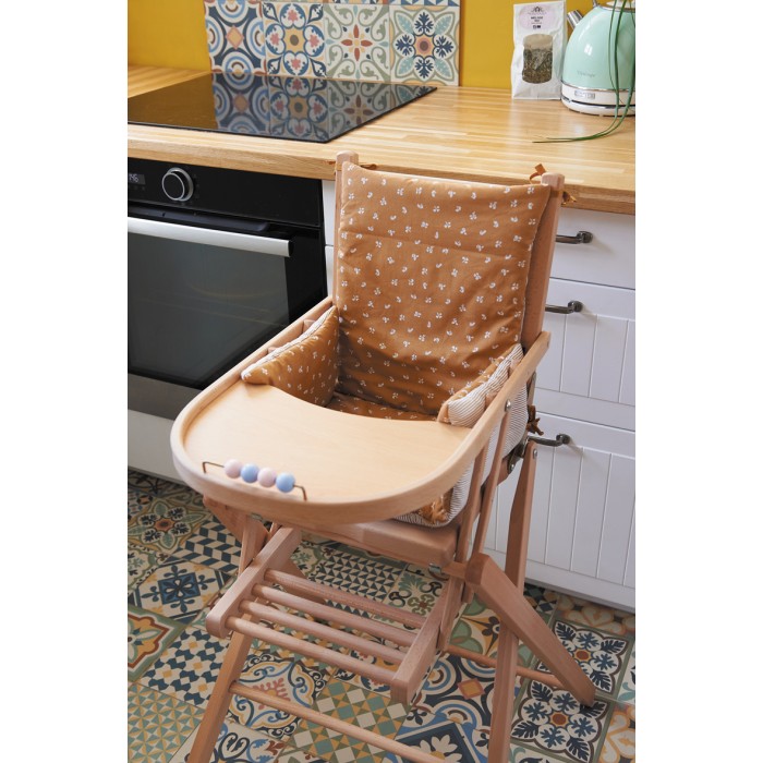 Reversible Highchair cushion in cotton