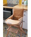 Reversible Highchair cushion in cotton