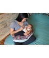 Maternity & Breastfeeding  Cushion - Green / Flowers