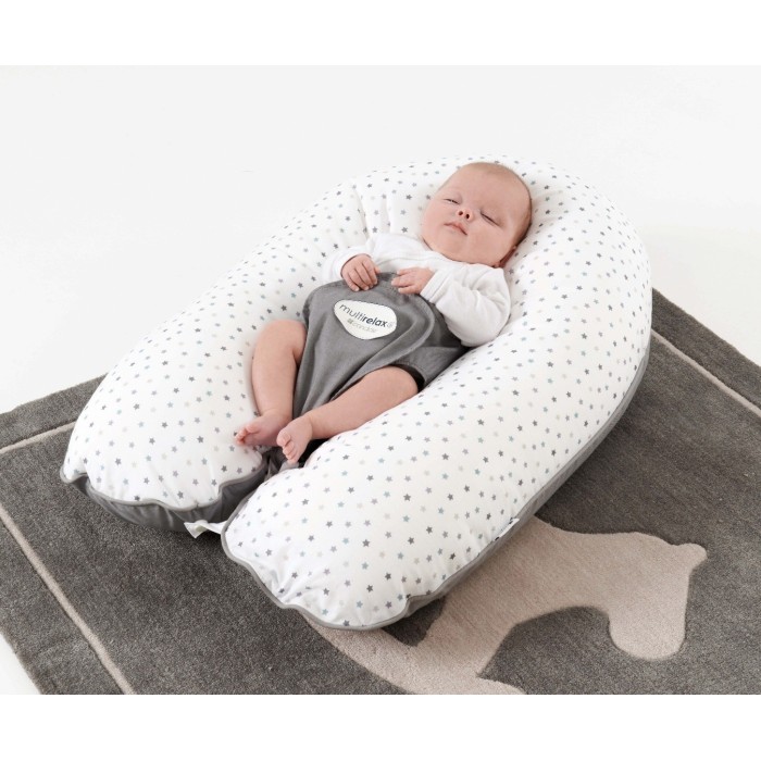 Coussin de maternité et d'allaitement Multirelax étoiles multicolores