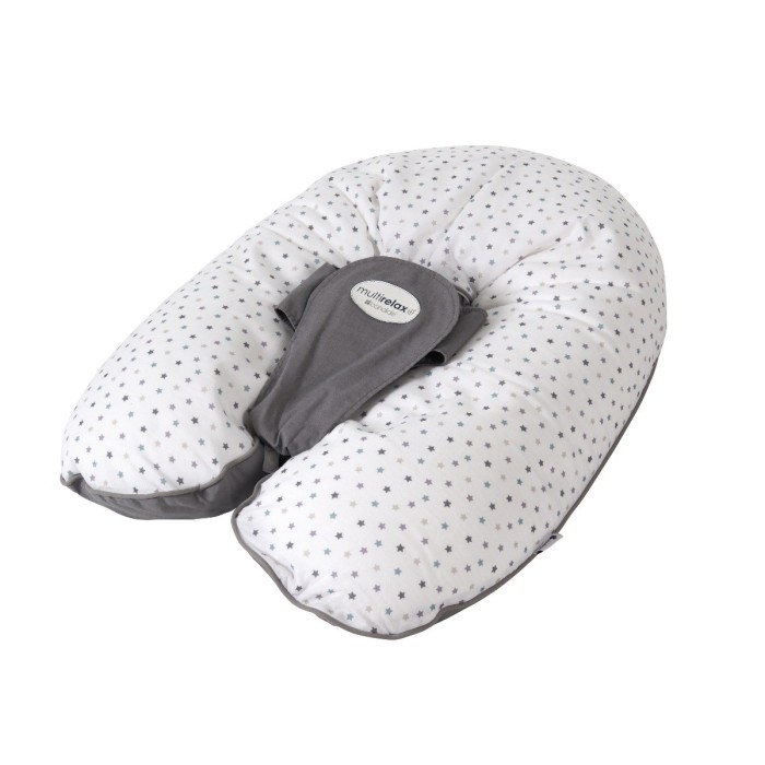 Coussin de maternité et d'allaitement Multirelax étoiles multicolores