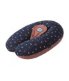 Maternity and Nursing Pillow - Multirelax - Caramel & Blue / Flowers