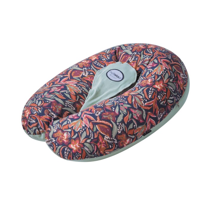 Maternity and Nursing Pillow Multirelax - Green/flowers