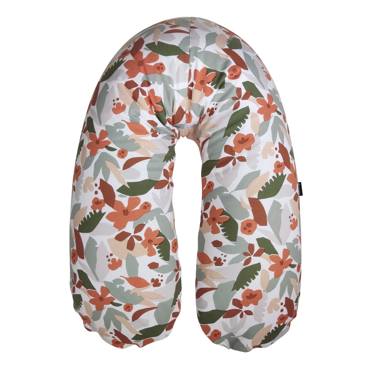 Coussin de maternité jersey rose nude/floral