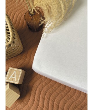 Zen Towelling Mattress Protector 60x120cm White