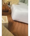Zen Towelling mattress protector 60x120cm White